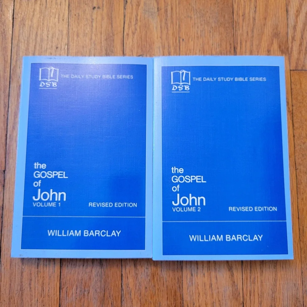 Westminster Press Gospel of John Blue Barclay Revised Edition Set DSB Commentary